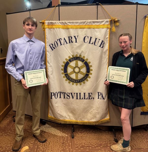 Pottsville Rotary Students of the Month!