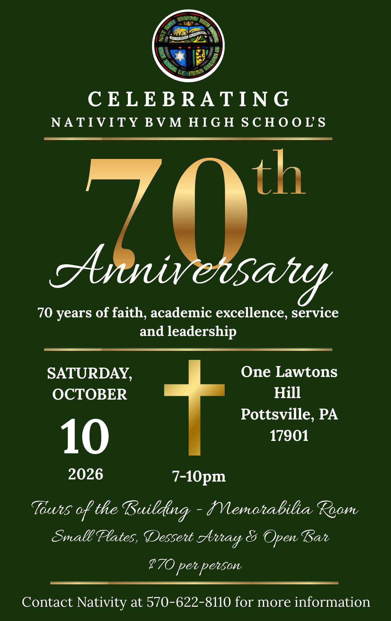 70th Invitation